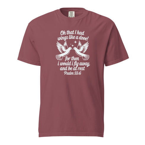Wings Like a Dove Christian Bible Verse T-Shirt